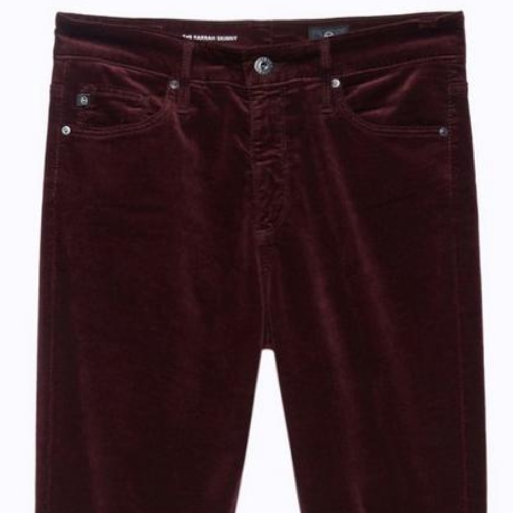 NWT AG The Farrah High Waist Velvet Jeans - Picture 7 of 7